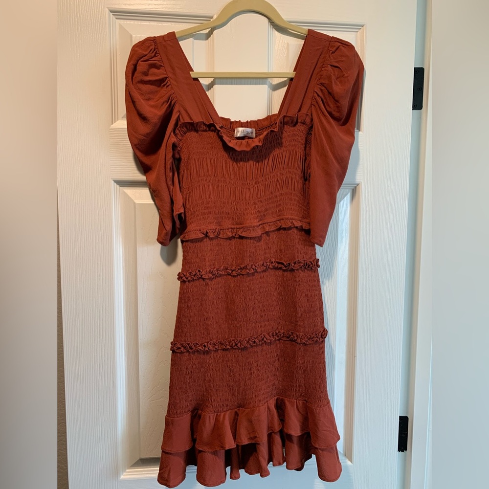 Vestique Burnt Orange Dress